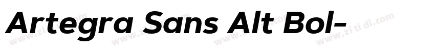 Artegra Sans Alt Bol字体转换 Artegra Sans Alt Bol字体转换